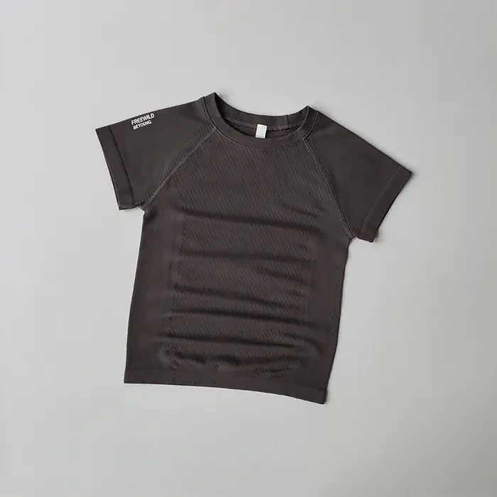 Costumes de Yoga pour femmes, hauts à manches courtes, collants extensibles, séchage rapide, T-shirt