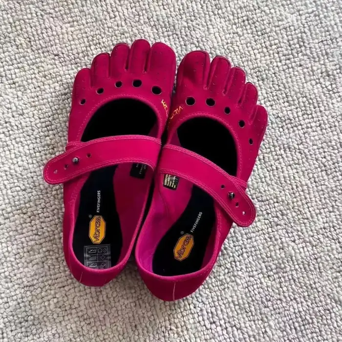 VI-B Mary Janes Five-Finger Pilates Chaussures de sport pour femmes, fitness, danse, à bout fendu, p