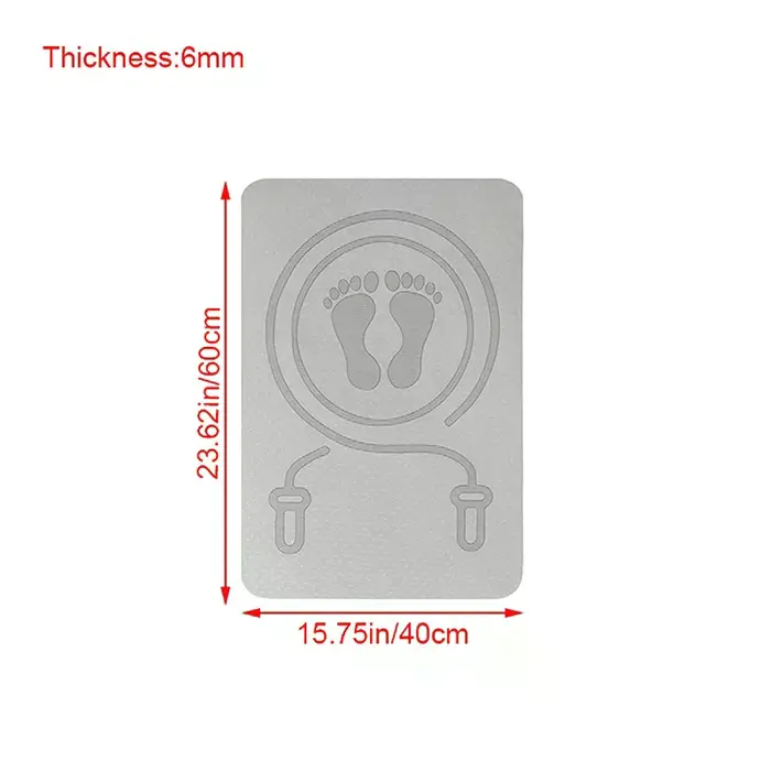 Tapis de saut à la corde 6MM anti-bruit