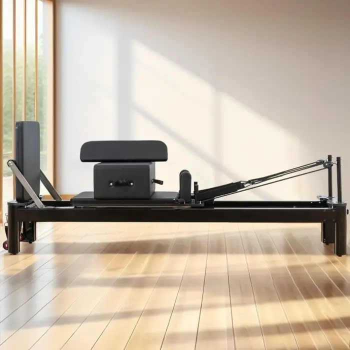 Reformer Pilates Commercial Professionnel en Aluminium pour Studio – Amincissement Corporel et Exercice Commercial