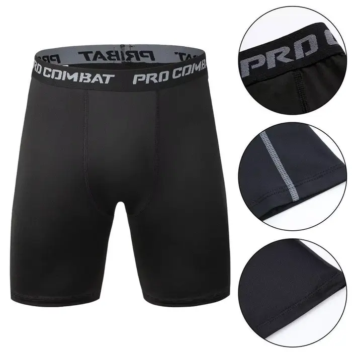 Leggings de sport à compression élastique pour hommes, pantalons de fitness, collants de gymnastique