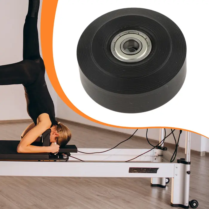 Roue de réformateur Pilates 48mm 58mm 70mm, Installation facile avec roulement, roue de lit Pilates, équipement de Fitness, accessoires, pièces de rechange
