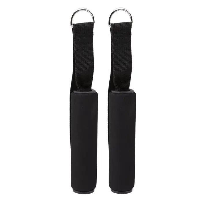 1 paire de poignées de corde de traction, accessoires de Fitness, bande d'exercice, poignée de rally