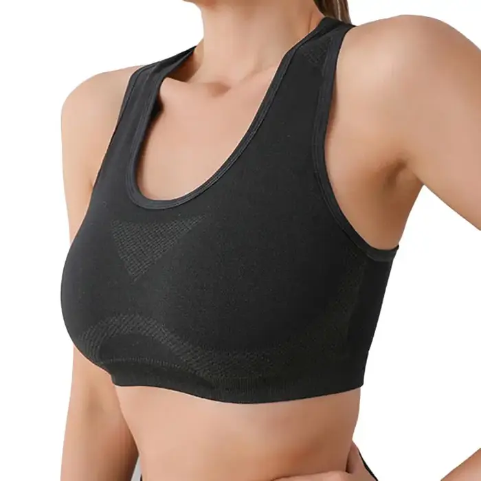 Femmes sport soutiens-gorge Yoga haut gilet haute antichoc séchage rapide Yoga gymnase course sous-v
