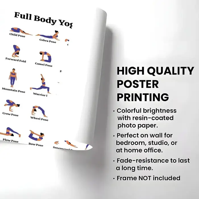 Affiche de pratique du matin de Yoga