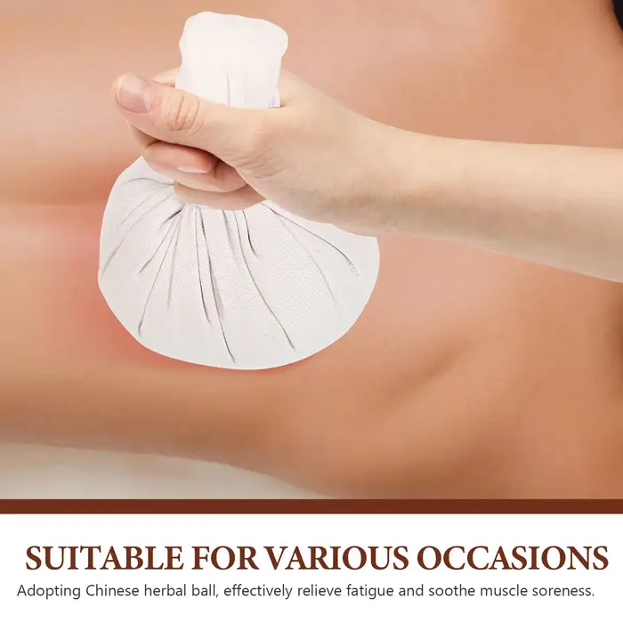 2 boules de massage aux herbes chinoises