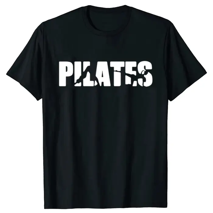 T-shirts amusants Pilates avec lettres, style estival, en coton, streetwear, à manches courtes, cadeaux d'anniversaire, vêtements pour hommes