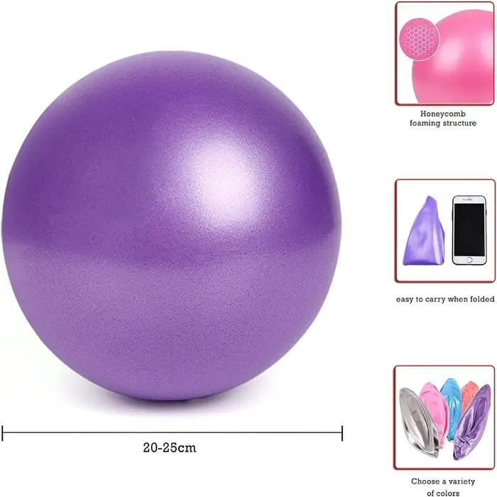 Balle de Yoga de 25cm, texturée mate
