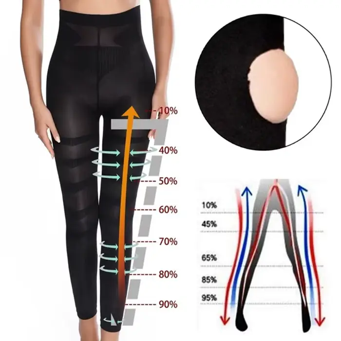 Leggings taille haute pour femmes, sculpture, contrôle ferme des jambes, ventre plat, slim, collants