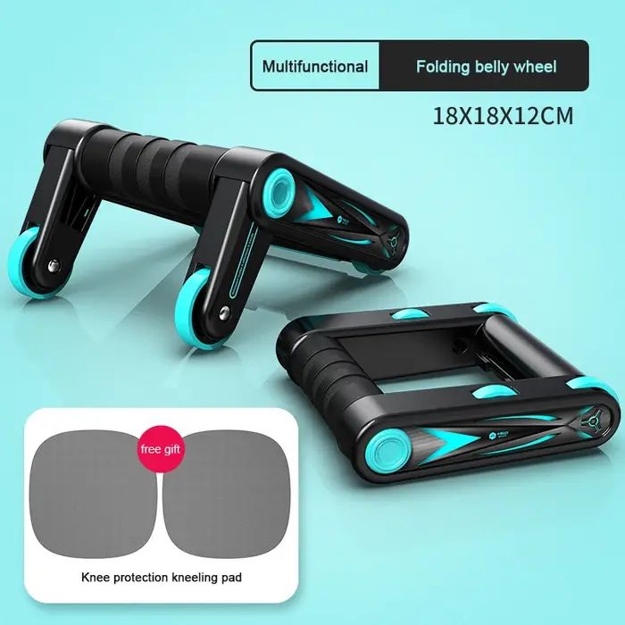 Roue abdominale pliable multifonctionnelle, équipement de Fitness pour hommes, roue abdominale enrou