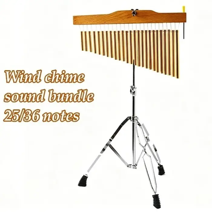 Carillons de méditation 25 tons, guérison sonore, ensemble de 36 tons, instruments de percussion réglables en hauteur pour yoga et relaxation