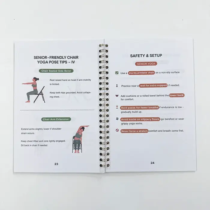 Exercices de chaise pour personnes âgées – Livre de force de 28 jours