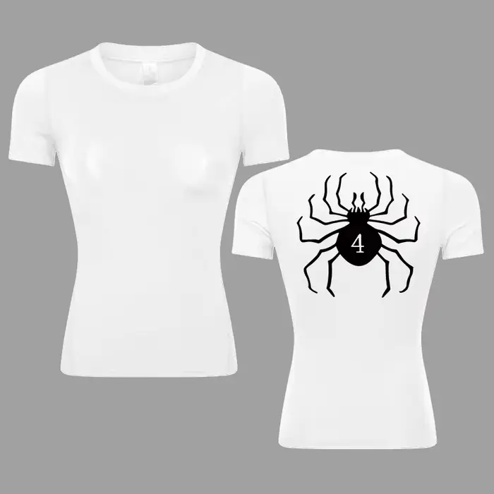Chemise de Compression à imprimé graphique pour femmes, été, athlétique, manches courtes, baselayers