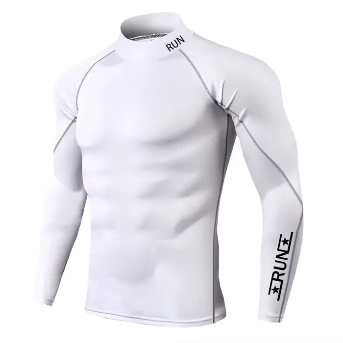 T-shirt de Compression pour hommes, chemises à séchage rapide, sous-vêtements de Fitness, hauts de m