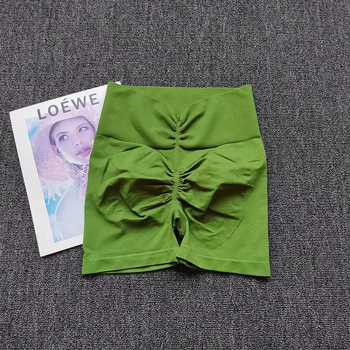Peach – short de Yoga à haute élasticité, taille haute, pour gymnastique, levage des hanches, Fitnes