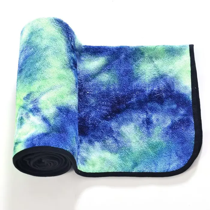 Tapis de Yoga antidérapant pliable en microfibre